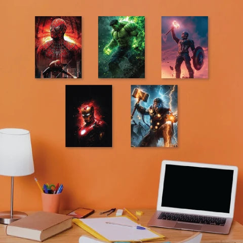 Comic Style Superhero Wall Sticker